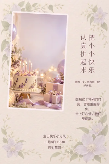 气球拼贴的真实版式预览