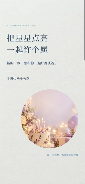 星球生日的真实版式预览