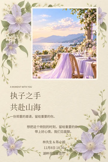 此刻定格的真实版式预览